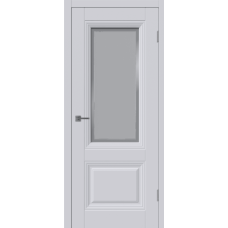 Дверь межкомнатная ВФД Винтер БАРСЕЛОНА серая эмаль, стекло бронза сатинат